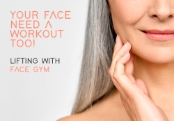 Your face need a workout too!  Lifting with face gym